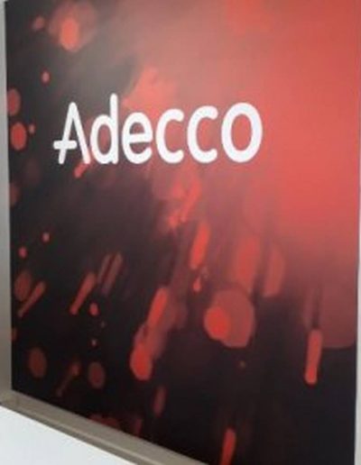 Signalétique intérieure Agence Adecco